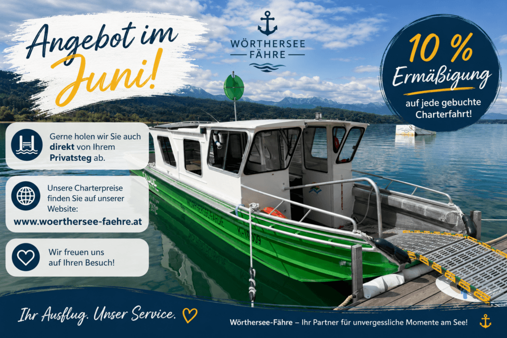 Schifffarht Wörthersee Fähre Angebot Mieten Chartern