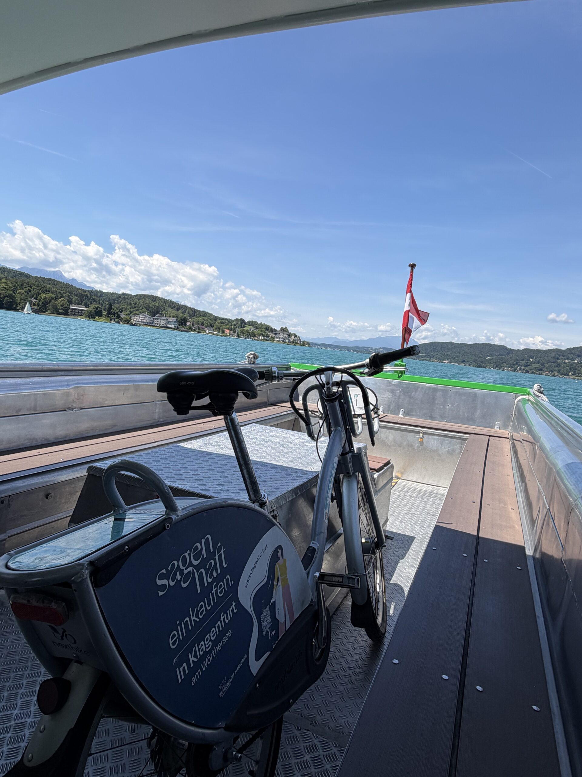 Fahrradmitnahme auf der MS Pörtschach am Wörthersee
